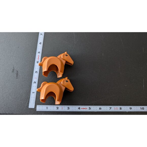 Viking Toys Jumbo Set of 2 Horse Replacement Plastic Toys Imaginative Play - Picture 7 of 8